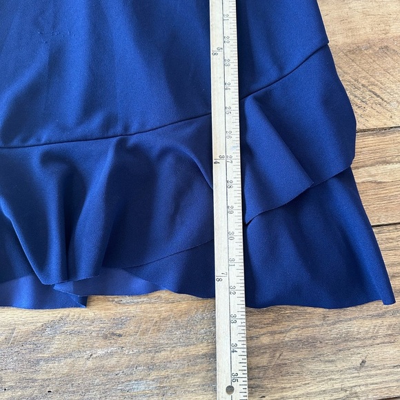 NWT Altar'd State Navy V-neck Cross Front Dress Size Small Cocktail Wedding - Picture 7 of 9